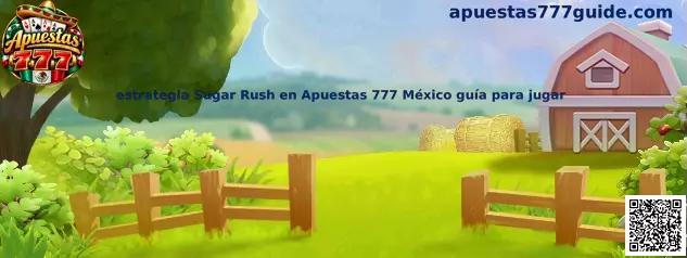 Imagen ilustrativa de la guía de Sugar Rush en Apuestas 777 México, con temática de dulces y tragamonedas